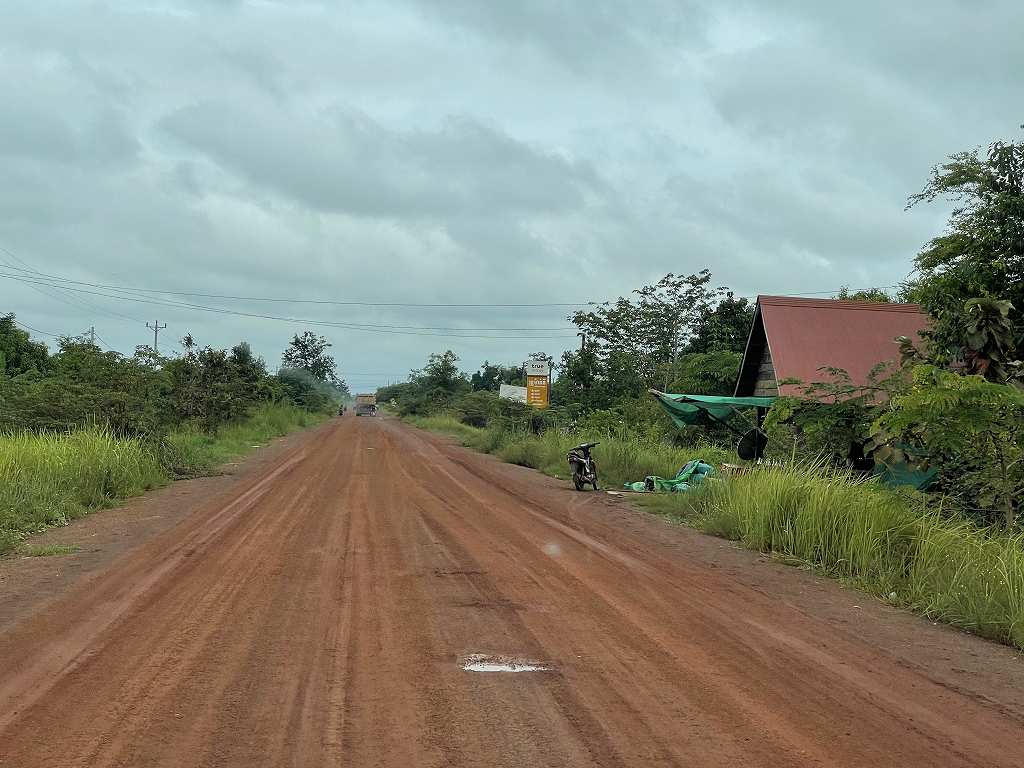 Main road in ecovillage