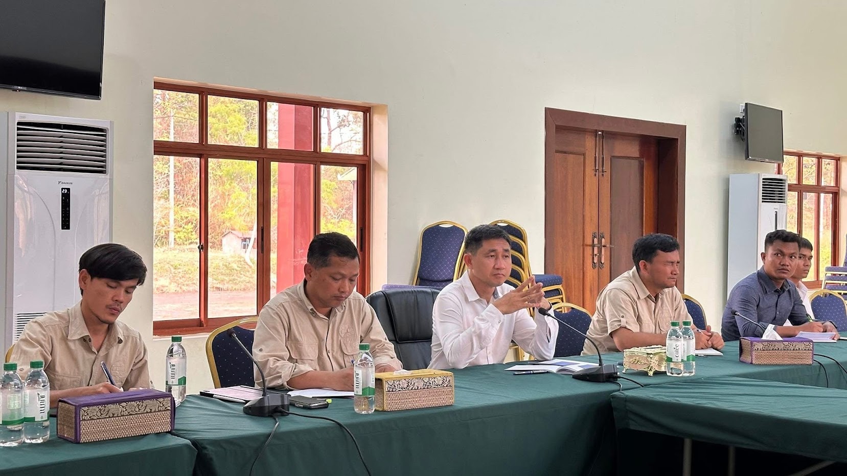 協会とカンボジアオーソリティ協議